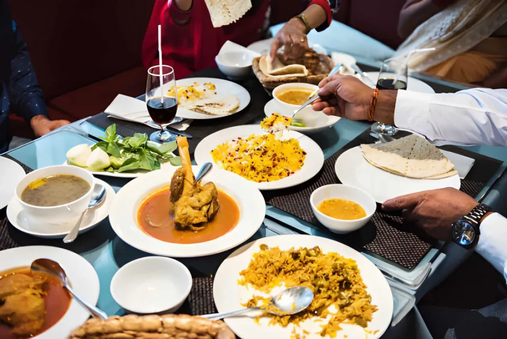 South Asian meals in Sri Lanka