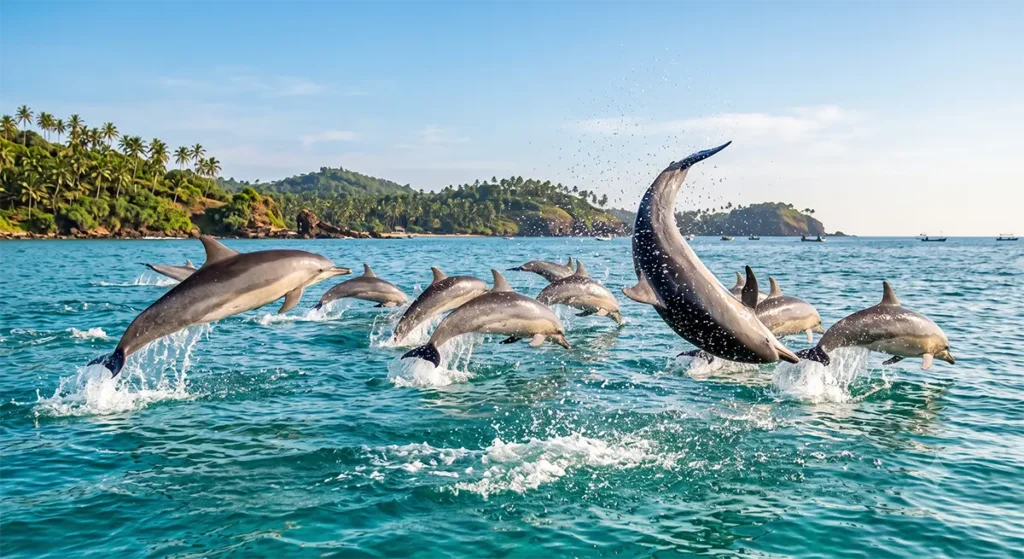 whale watching in Mirissa Sri Lanka